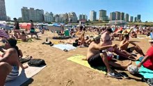 Mar Del Plata Beach Argentina Ocean Breeze and Summer
