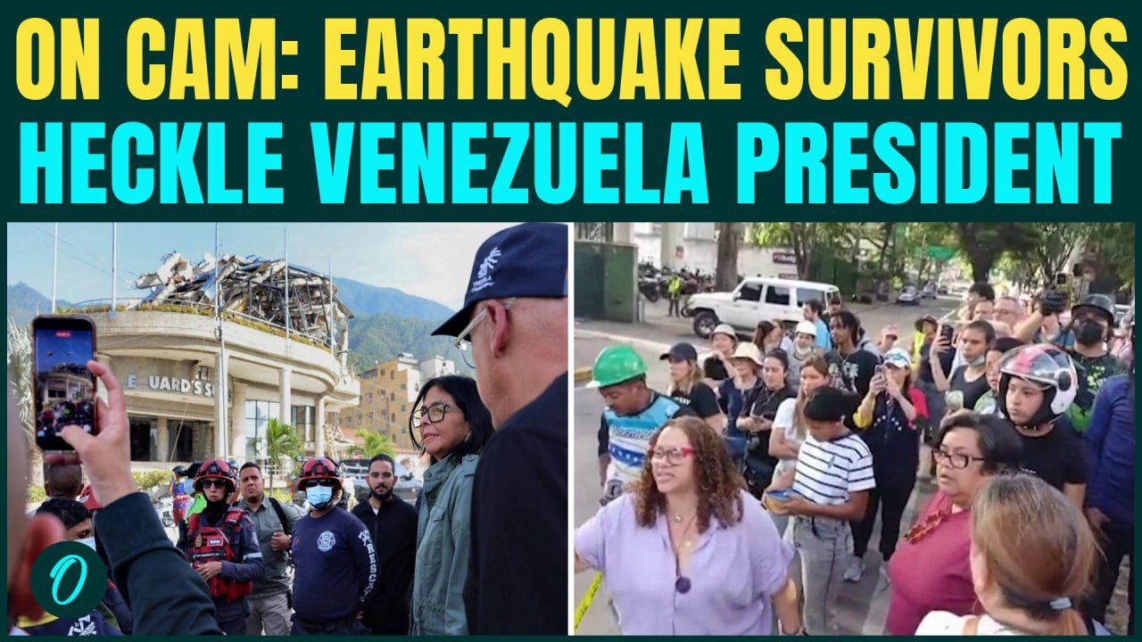 Venezuela’s Delcy Rodriguez HECKLED in Earthquake Zone? Furious Survivors ERUPT as 920+ KILLED