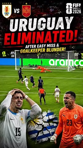 Uruguay Eliminated! 😱 Goalkeeper Blunder Ends World Cup Dream | Uruguay vs Spain | FIFA World Cup 2026