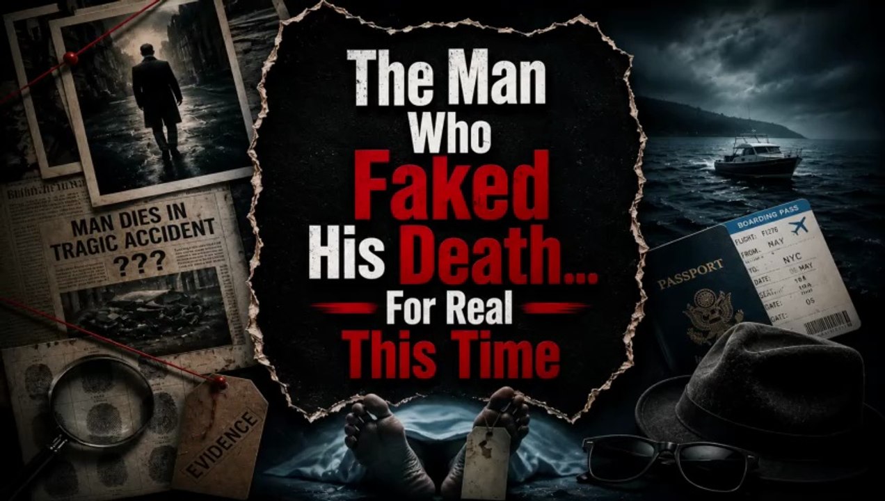 The Man Who Faked His Death… For Real This Time. #truecrimestories #truecrimedocumentary