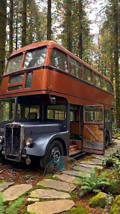 Abandoned Double Decker Bus Becomes the Ultimate Forest Tiny Home! 🚌🌲 Insane Before & After