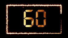 Timer 60:00 Burning