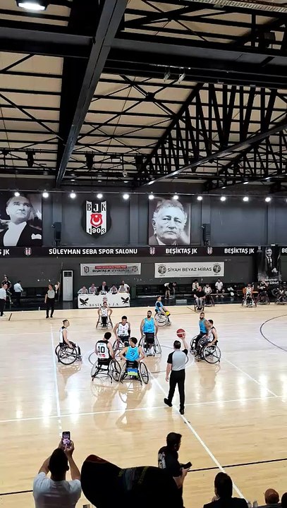 Maç Başladı Saldır Beşiktaş'ım - Beşiktaş v Fenerbahçe İstanbul Jet - Tekerlekli Sandalye Basketbol Süper Ligi Play-Off Finali 4. Maç