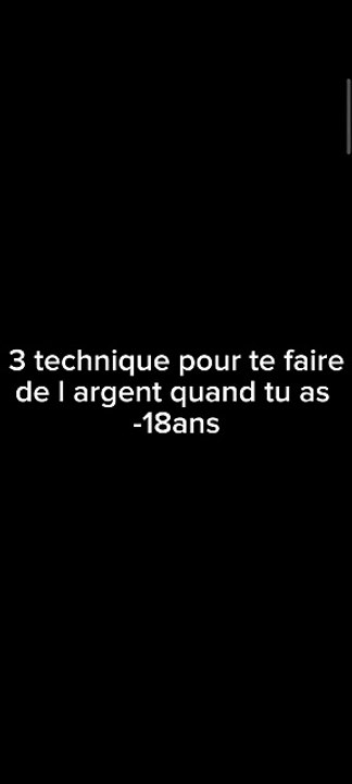 Comment se faire de l argent