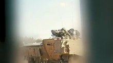 Guided Missile Hits Armored APC