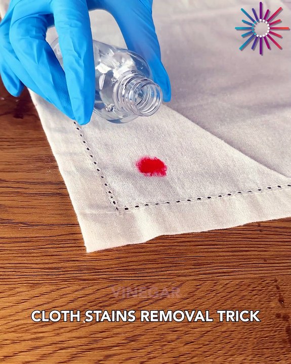 Easy stain removal with this technique