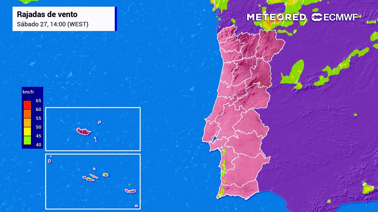 Anticiclone dos Açores traz calor, mas também reforça a nortada no litoral português