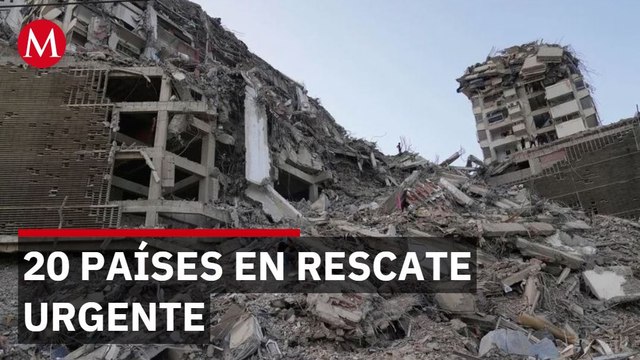 Operación de rescate internacional: 20 países movilizan equipos para salvar vidas bajo escombros