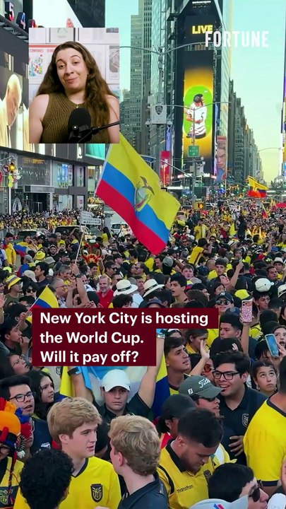 New York City is hosting the World Cup. Will it pay off?