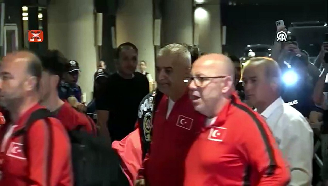 A Milli Takım, ABD'den yurda döndü