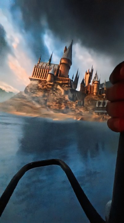 Inside Harry Potter roller coaster