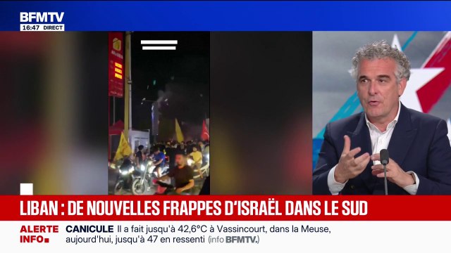Le gouvernement libanais va-t-il entrer dans une nouvelle guerre civile pour désarmer le Hezbollah? C'est la question que pose l'accord-cadre signé par Israël, le Liban et les États-Unis, estime Olivier Ravanello, éditorialiste international BFMTV