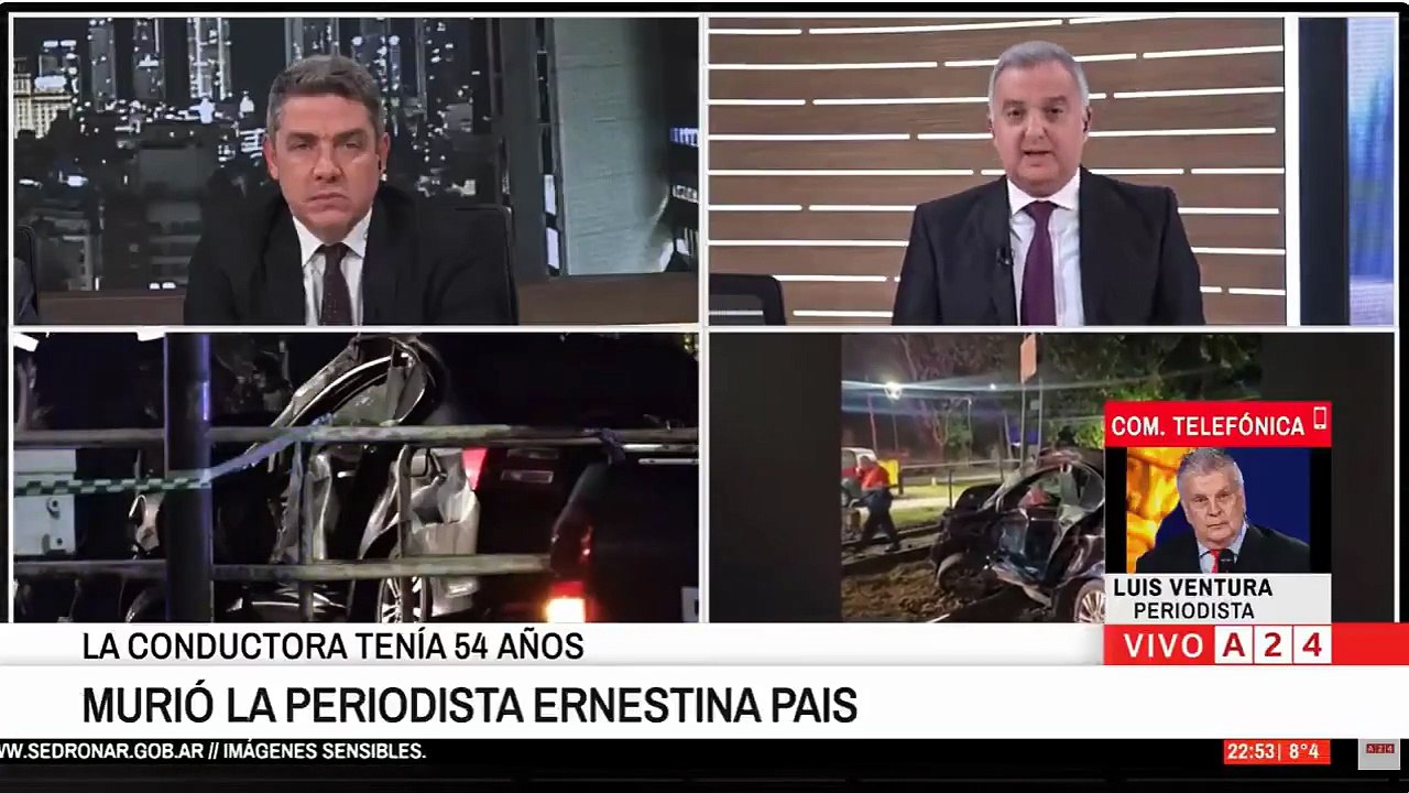 El fallido de Luis Ventura al hablar de Ernestina Pais