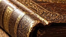 Vintage Leather Book on Wooden Table | Cozy ASMR Ambience 📖