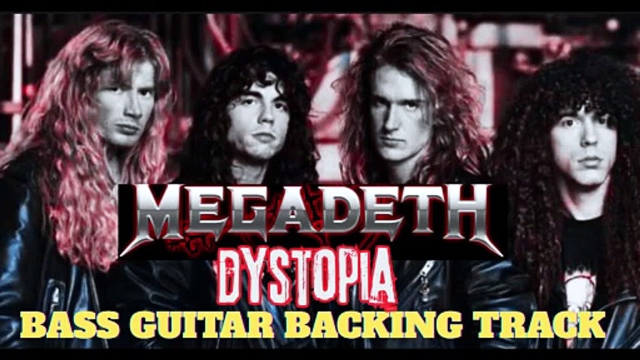 Megadeth Dystopia Bass Guitar Backing track for practice