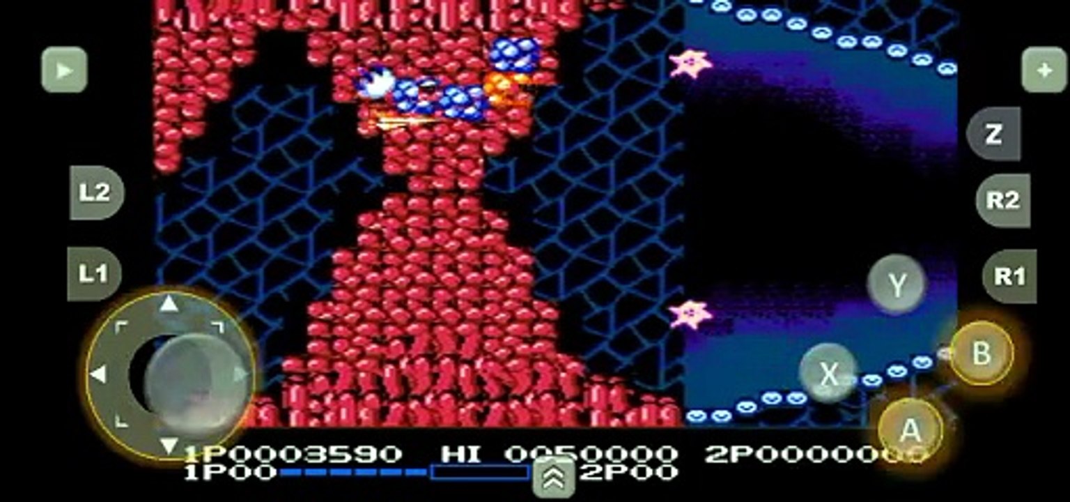 Life Force - Salamander (Europe) - gameplay NES Shoot em up Flying Sci-fi