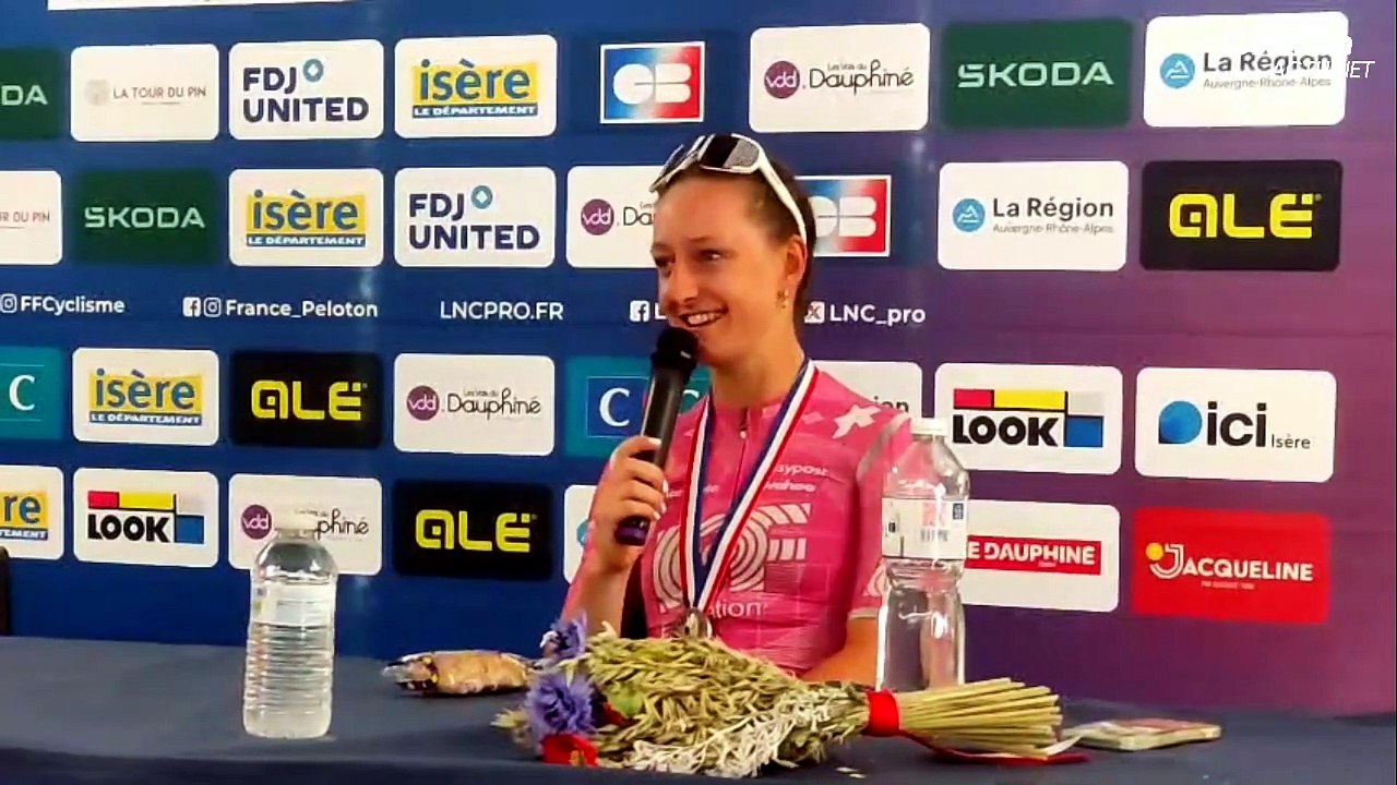 Championnats de France 2026 - Cédrine Kerbaol en interview après sa 2e place la course-en-ligne