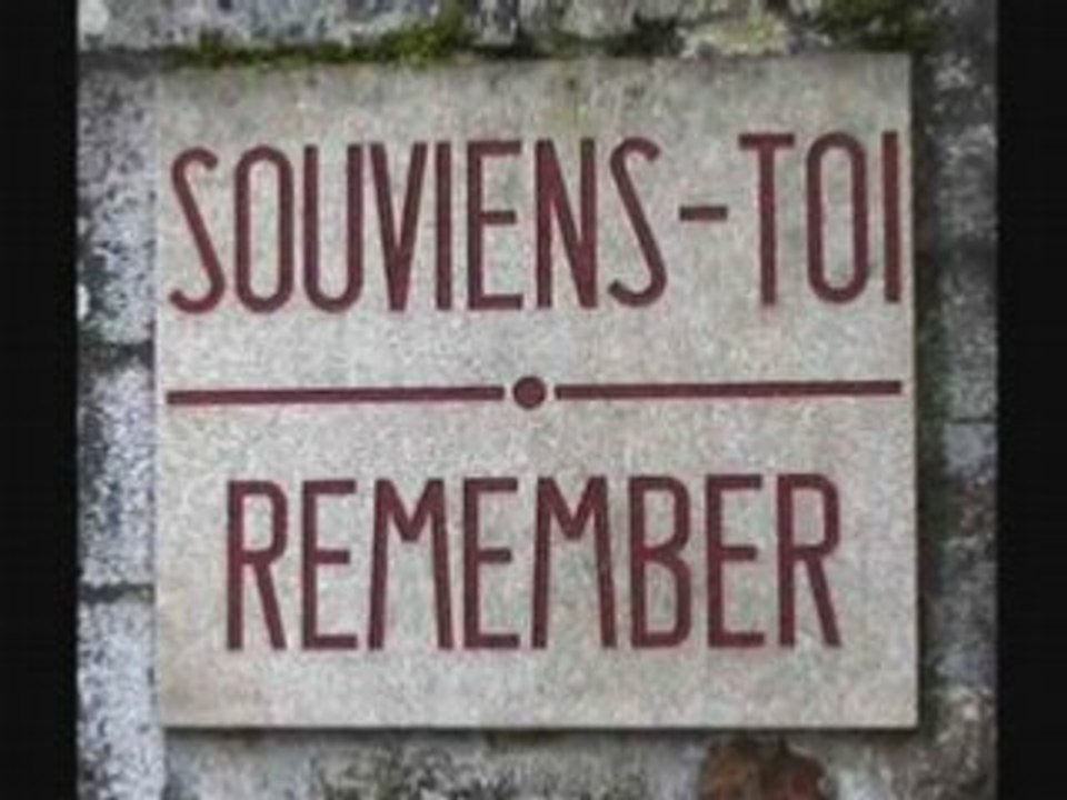 I never forget...