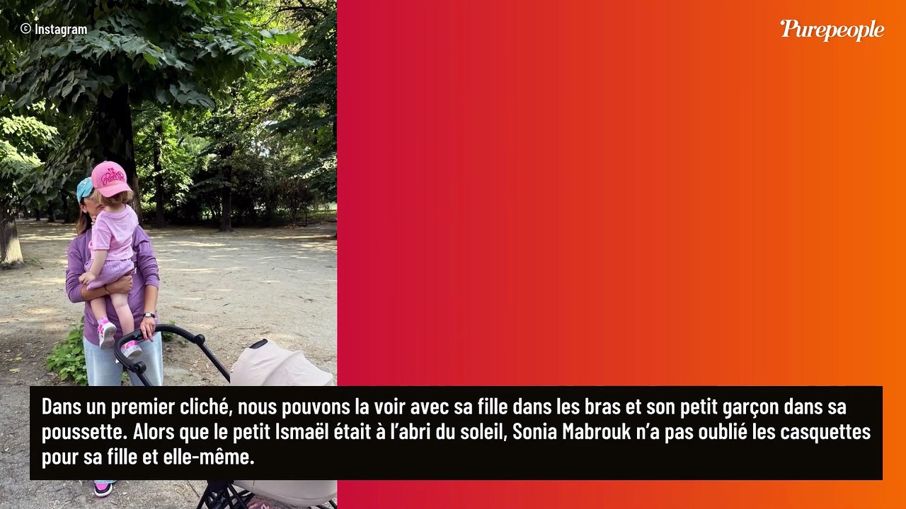 Sortie rafraîchissante pour Sonia Mabrouk avec ses deux enfants : elle partage des images de sa princesse Soraya, Ismaël en poussette