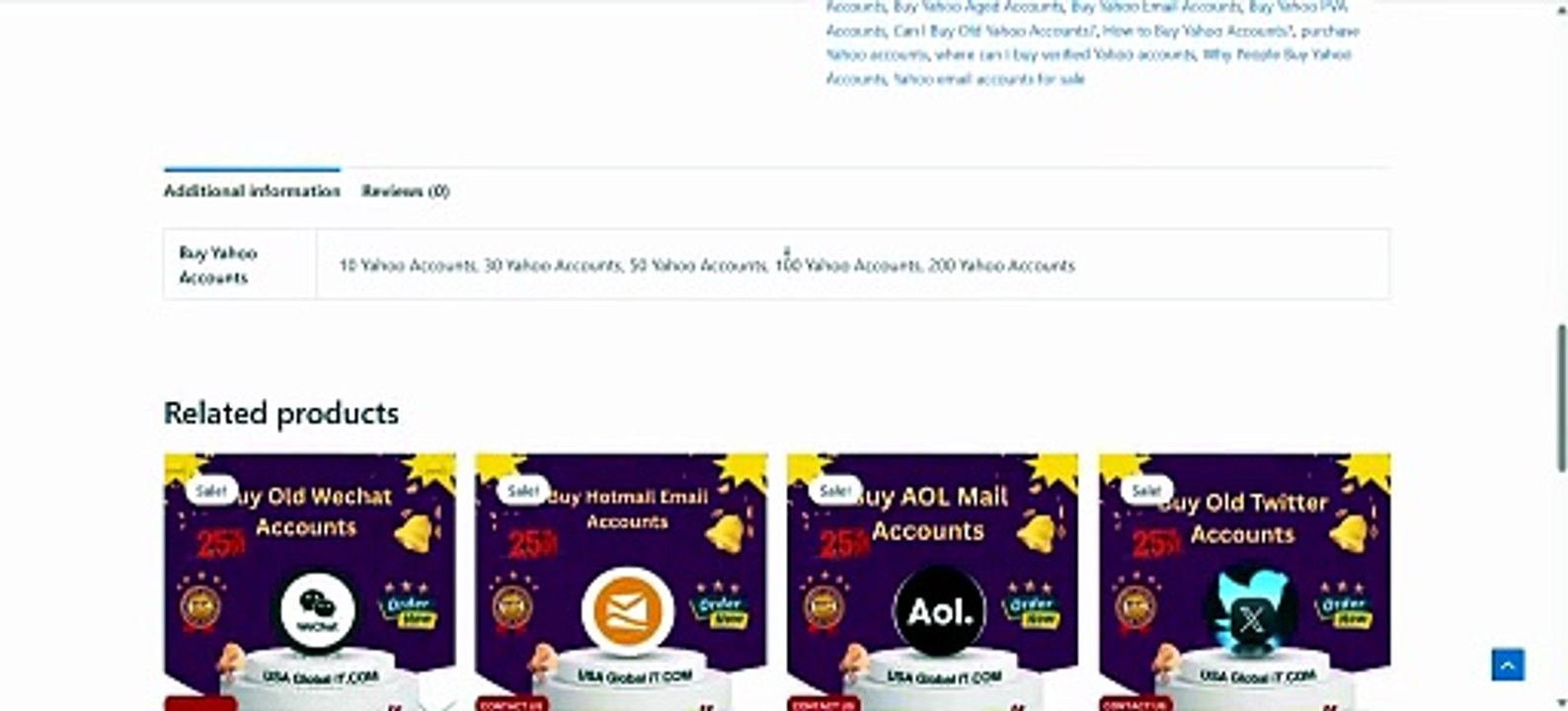 Best 50 Marketplaces for Buy Yahoo Accounts (Bulk, Aged ...