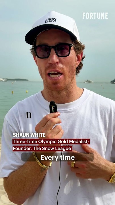 Olympian Shaun White says great businesses start with one thing