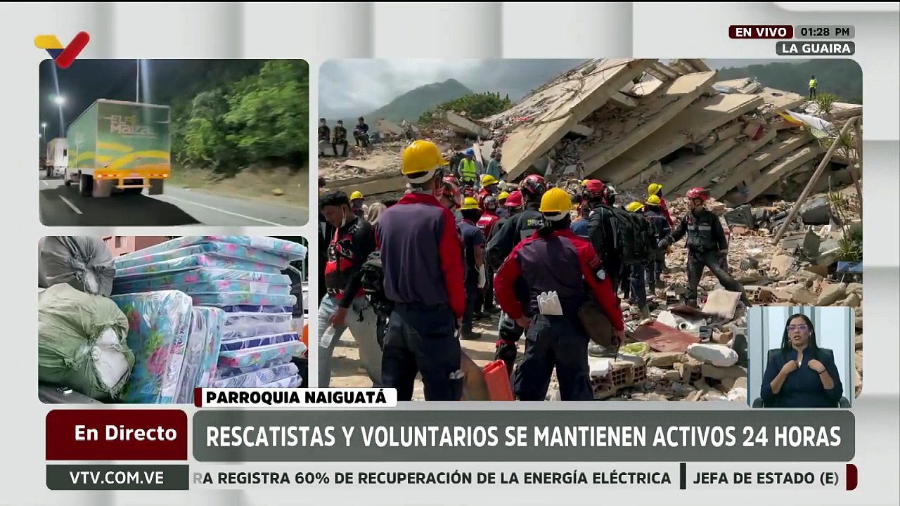 La Guaira | Rescatistas utilizan tecnología para buscar sobrevivientes en la comunidad Caribe