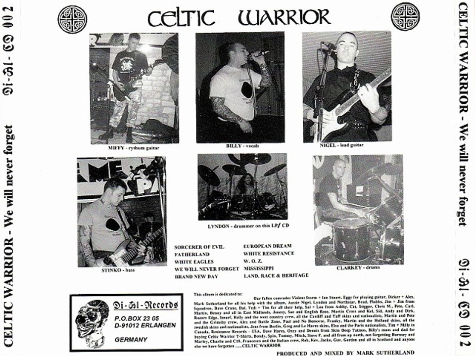 Celtic Warrior - White Resistance