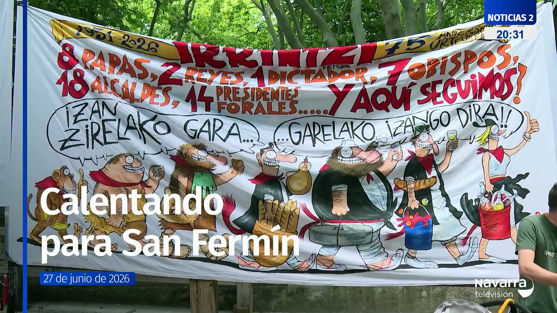 Noticias de Navarra 20:30h 27/06/2026