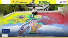 വീട്ടിലെ ടെറസിൽ ഫുട്ബോൾ ഇതിഹാസങ്ങൾ; ലോകകപ്പ് മുത്തമിടുന്ന മെസ്സി മുതൽ റൊണാൾഡോ വരെ