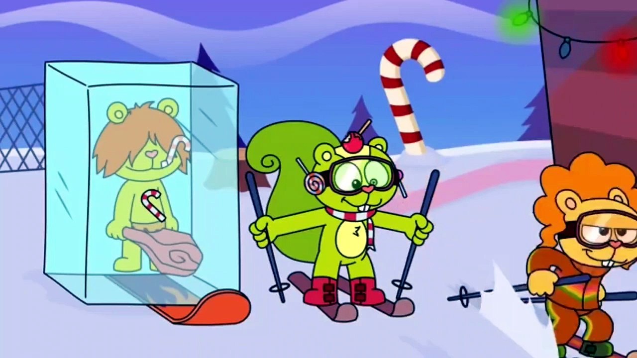 happy tree friends presenta ¿desazucarado? ¡congelado! ~ nutty cro-marmot lammy disco bear giggles lumpy ep 6 vaini2005