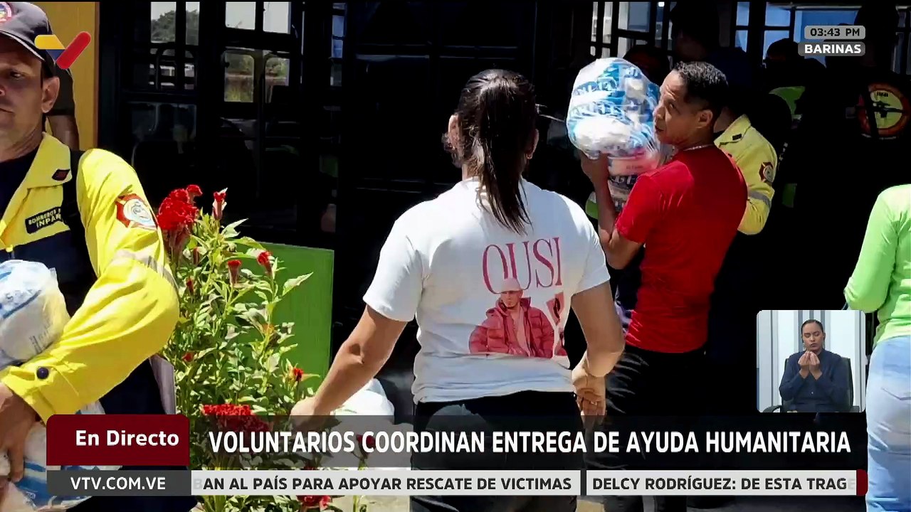 Manos voluntarias del edo. Barinas coordinan la ayuda para las zonas afectadas