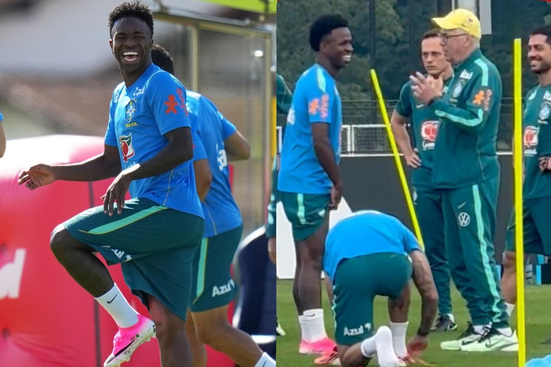Vinícius Jr. no deja de sonreír y Brasil sueña con su mejor partido en los dieciseisavos de final