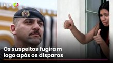 Câmera registra momento em que tenente da Rota, irmão de Eloá Pimentel, é baleado na cabeça