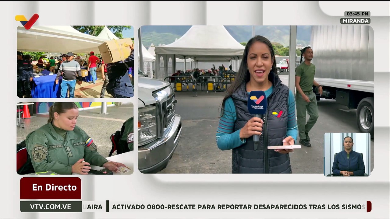Miranda | Recepción de donaciones en centro de acopio de La Carlota está activo las 24 horas