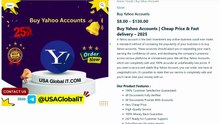 Best Online Vendors Supplying Yahoo Accounts Quickly