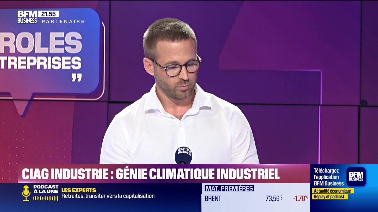 Geoffrey Cabirol (CIAG Industrie) : CIAG Industrie, génie climatique industriel - 27/06