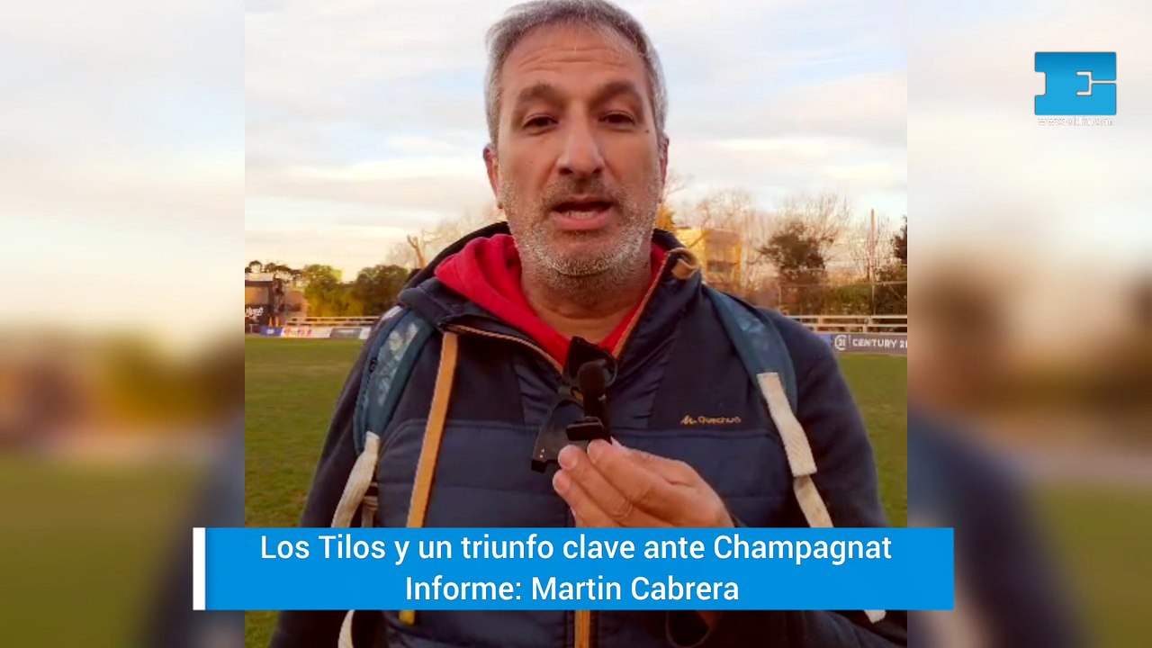 Los Tilos se quedó con un triunfo clave ante Champagnat