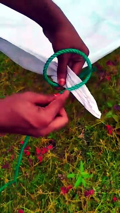The Easiest Tarp Corner Knot That Actually Works!