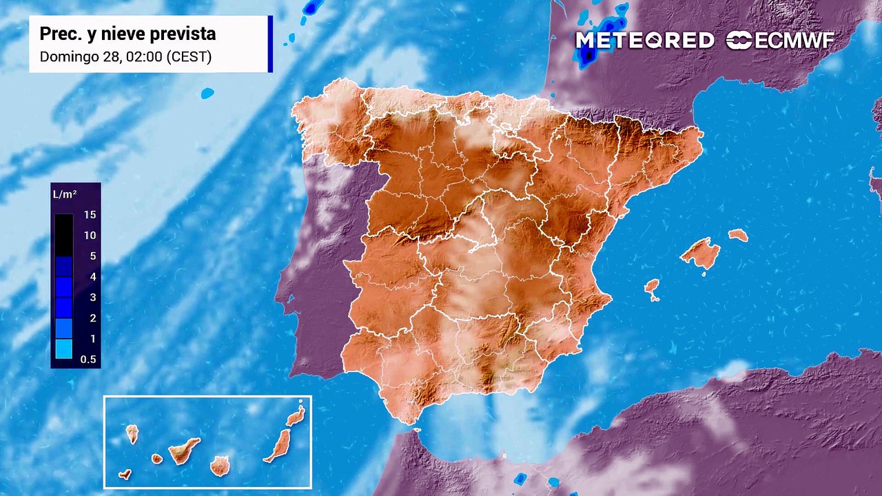 Inminentes tormentas muy fuertes