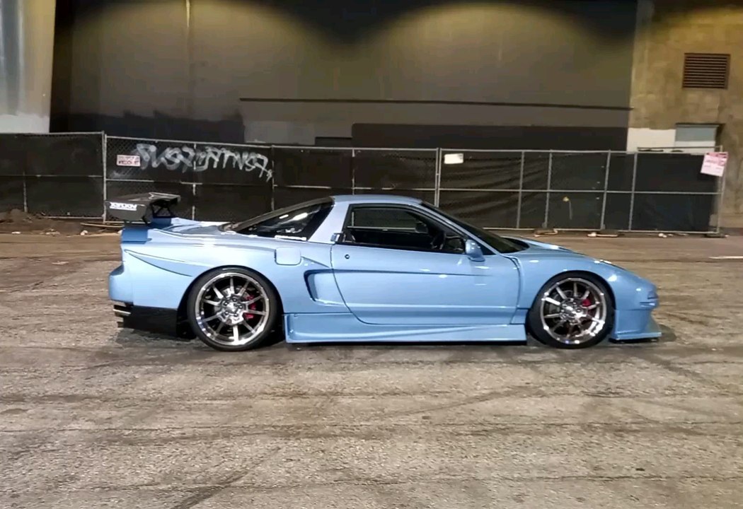 Baby blue ACURA NSX Tony Ayala Mr24hrs