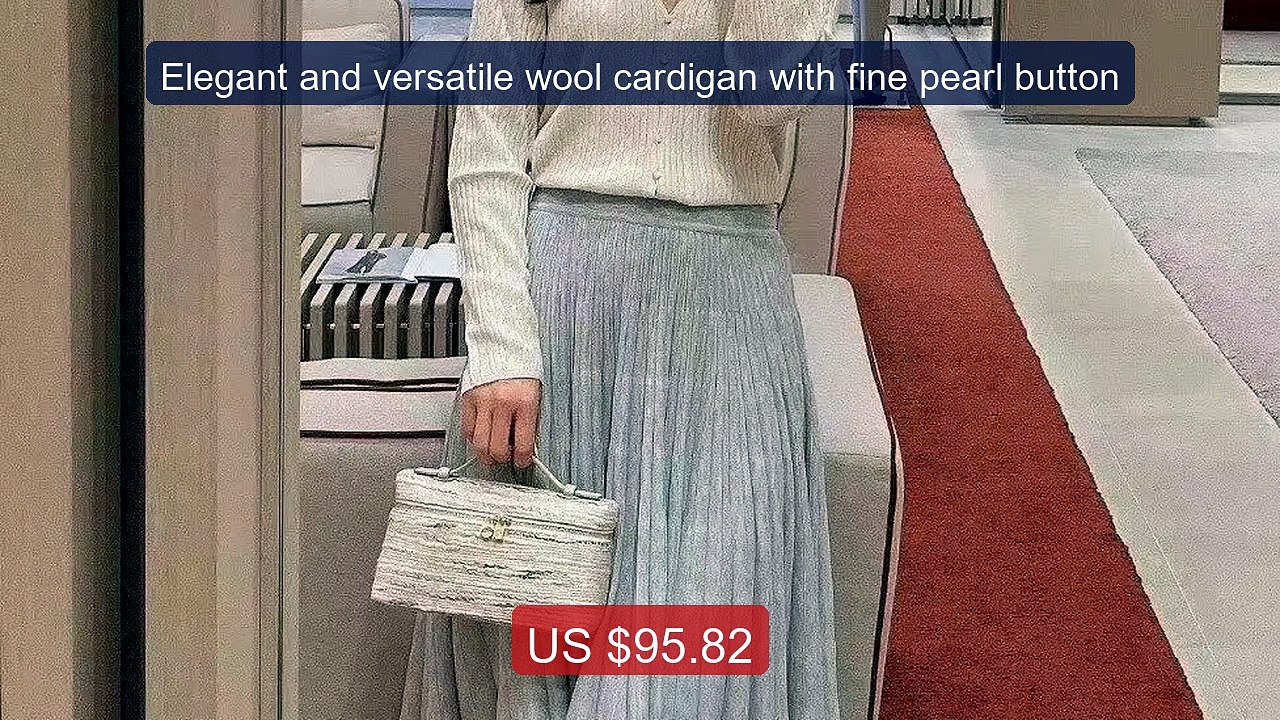 Elegant and versatile wool cardigan with fine pearl button -- Top Rated 2026 | Buy Now!