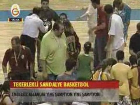 Galatasaray Tekerlekli Sandalye Basketbol takımı Şampiyon
