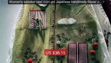Women's sweater vest mori girl Japanese handmade flower cartoo... -- Best Buy 2026 | Great Quality!