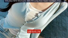 5Studioz M70 Women's Slim Fit Long Sve Open Cardigan Faionable Ligh... -- Top Rated 2026 | Buy Now!