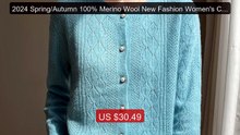 2024 Spring/Autumn 100% Merino Wool New Fashion Women's Cre... -- Top Pick 2026 | Unbeatable Price!