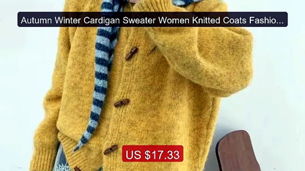 Autumn Winter Cardigan Sweater Women Knitted Coats Fashion Female ... -- Best Deal 2026 | Shop Now!