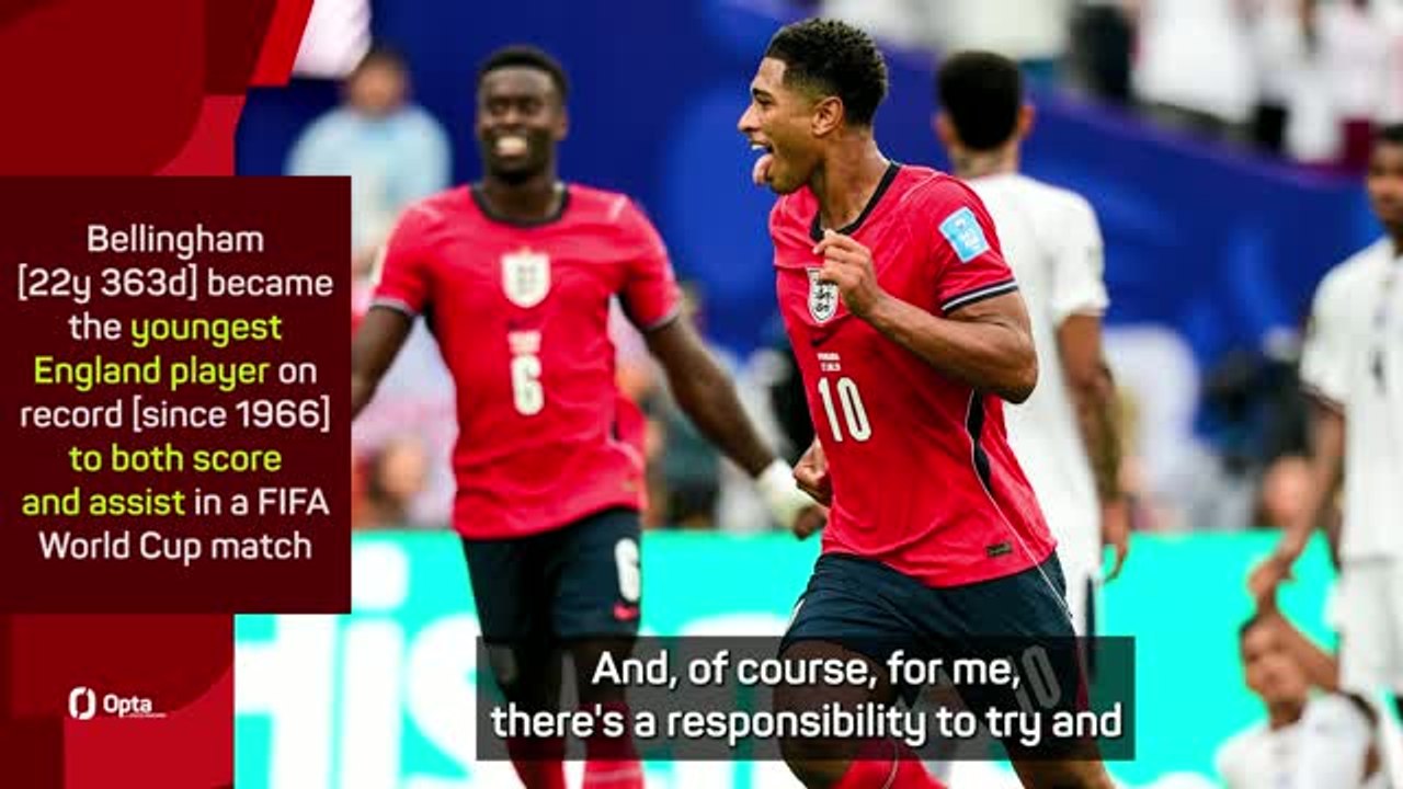 Bellingham felt 'a responsibility' to get England going to another level