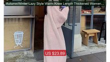 Autumn/Winter Lazy Style Warm Knee Length Thickened Women Cardigan... -- Best Deal 2026 | Shop Now!
