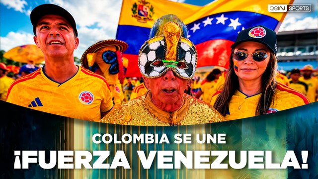 La afición de Colombia se une por Venezuela tras el terremoto | beIN SPORTS USA