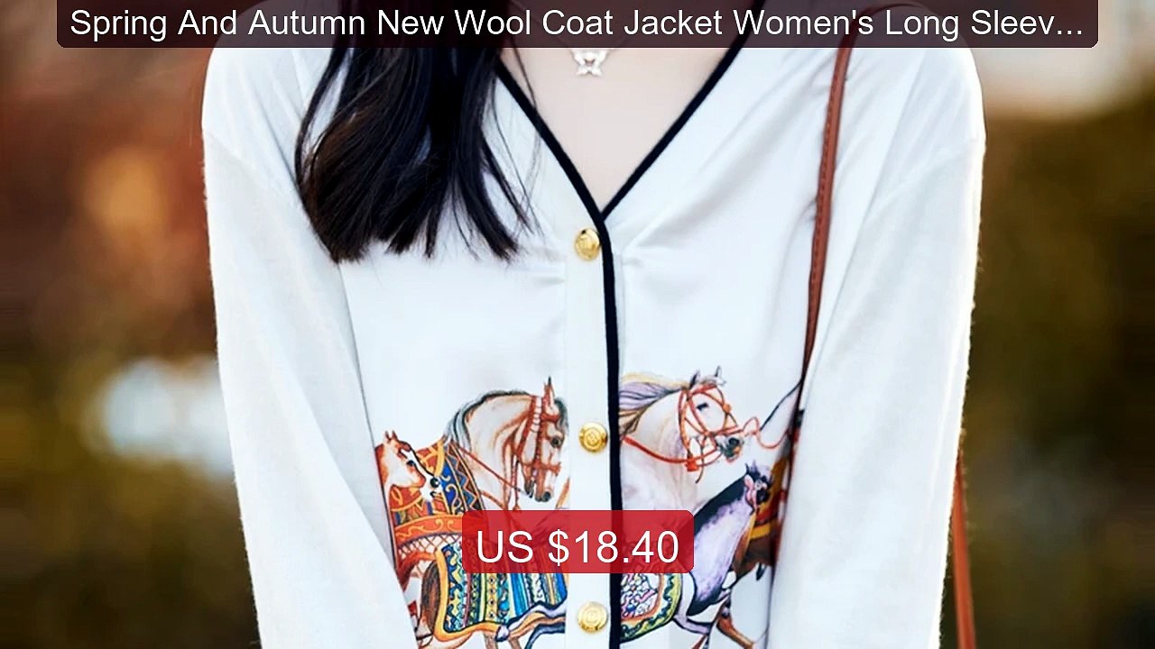 Spring And Autumn New Wool Coat Jacket Women's Long Sleeve Wi... -- Amazing Value 2026 | Must Have!
